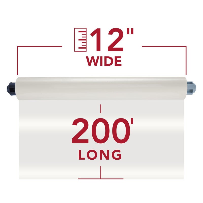 GBC Thermal Laminating Film, Rolls, Ultima 35 EZload, Glossy, NAP II, 12" x 200', 2 Pack (3125913EZ) - Image 2